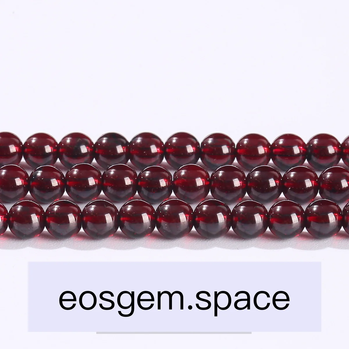 No_4022_7A Natural Garnet Beads_6mm_(Sold Per Strand)