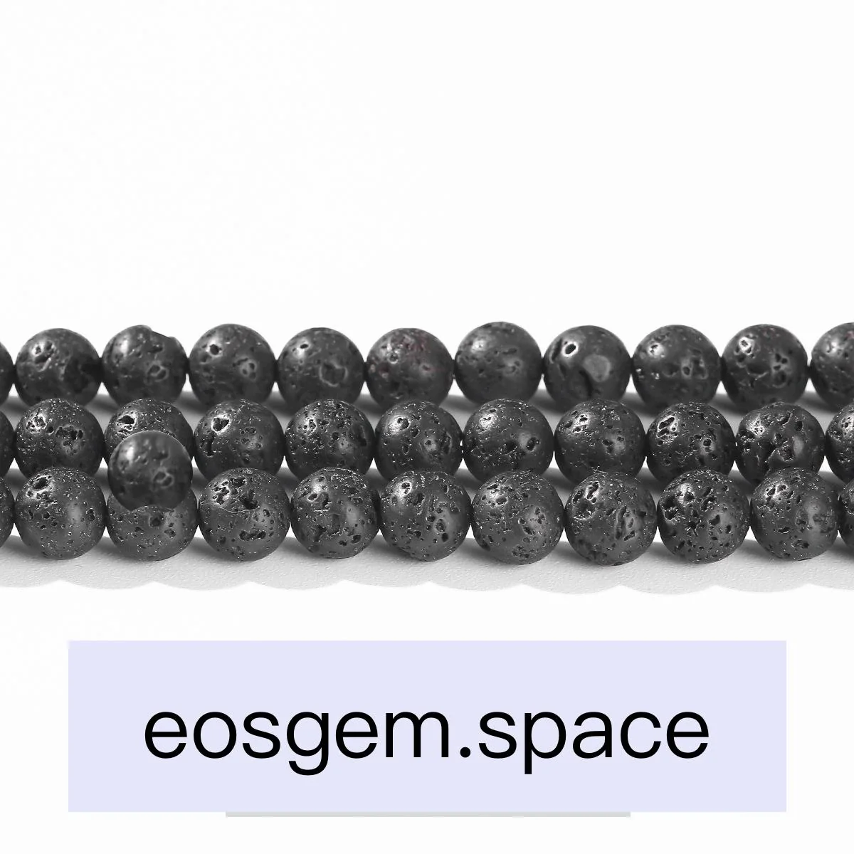 No_5032_5A Natural Lava Stone Beads_8mm_(Sold Per Strand)