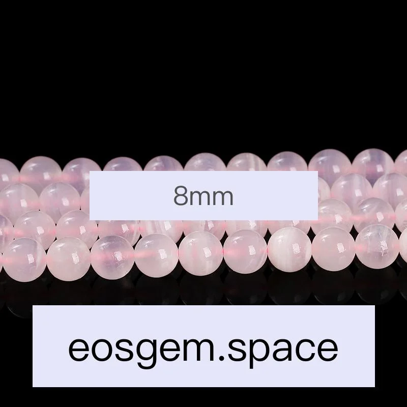 No_4145_Natural Pink Calcite Beads_8mm_(Sold Per Strand)