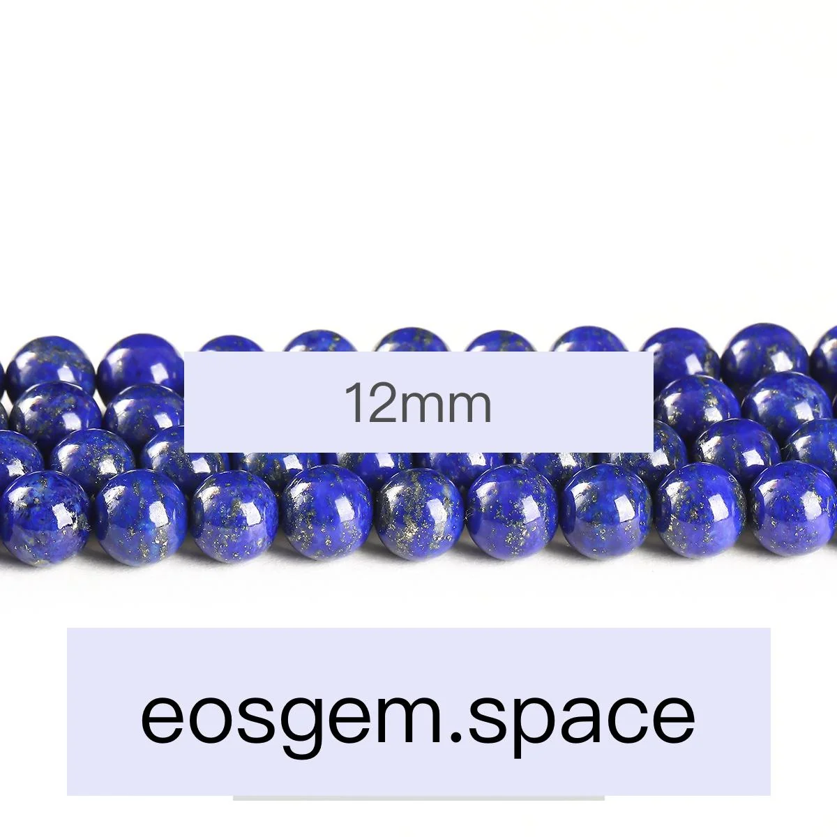 No_4240_7A Natural Lapis Lazuli Beads_12mm_(Sold Per Strand)
