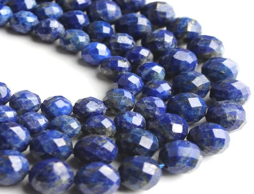 No_4246_3A Faceted Natural Lapis Lazuli Beads_10mm_(Sold Per Strand)