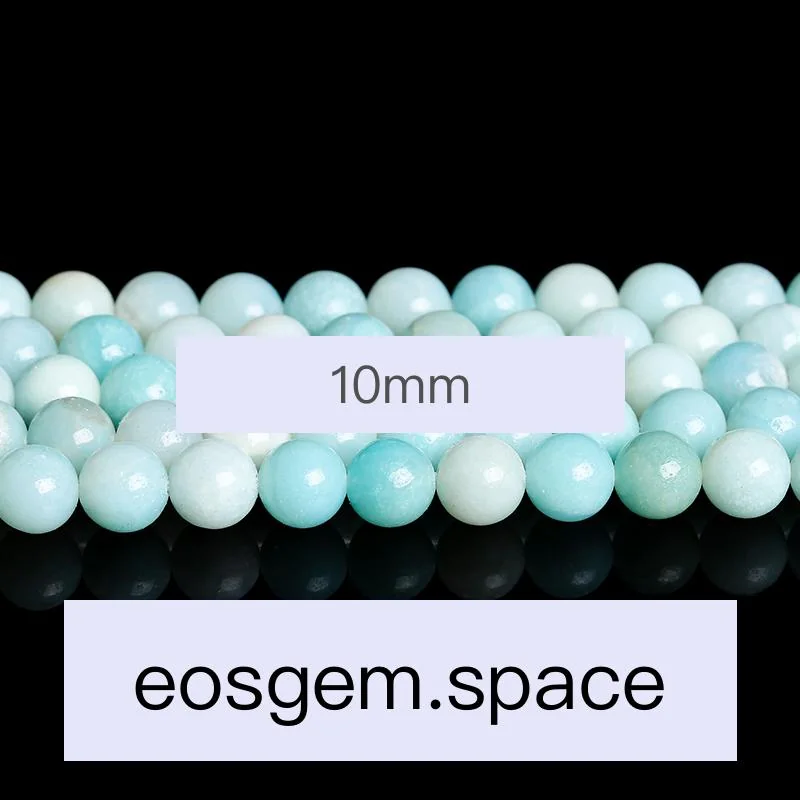 No_4283_5A Natural Amazon Stone Beads_10mm_(Sold Per Strand)