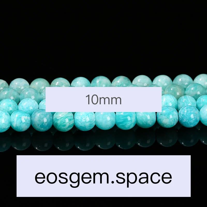 No_4302_5A Natural Amazonite Beads_10mm_(Sold Per Strand)