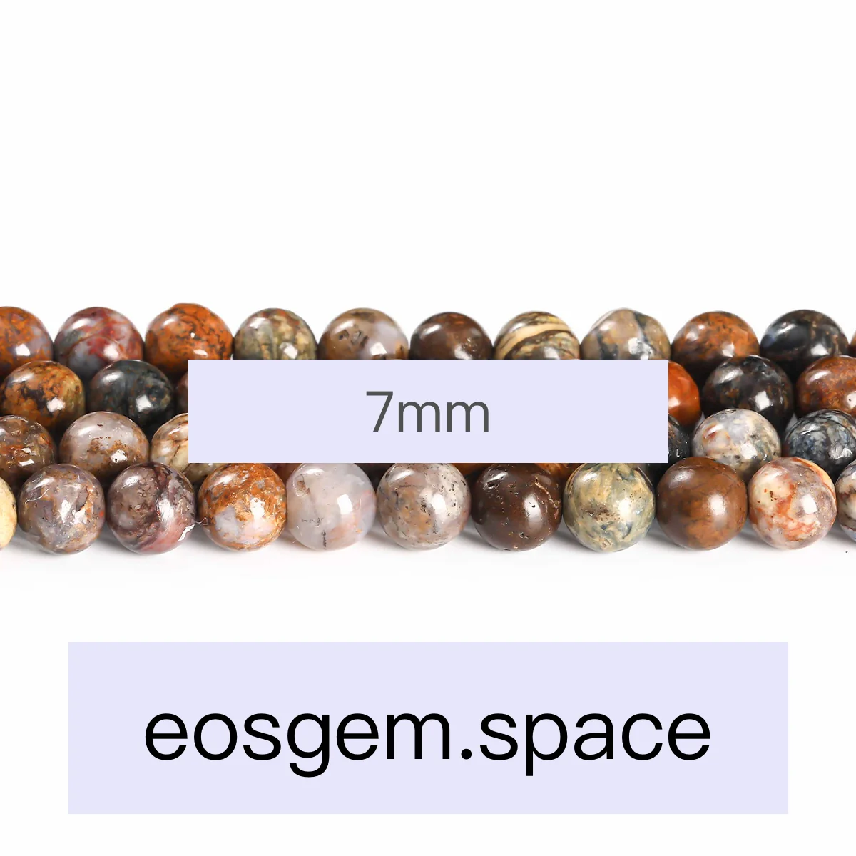 No_4349_Natural Peter Stone Beads_7mm_(Sold Per Strand)