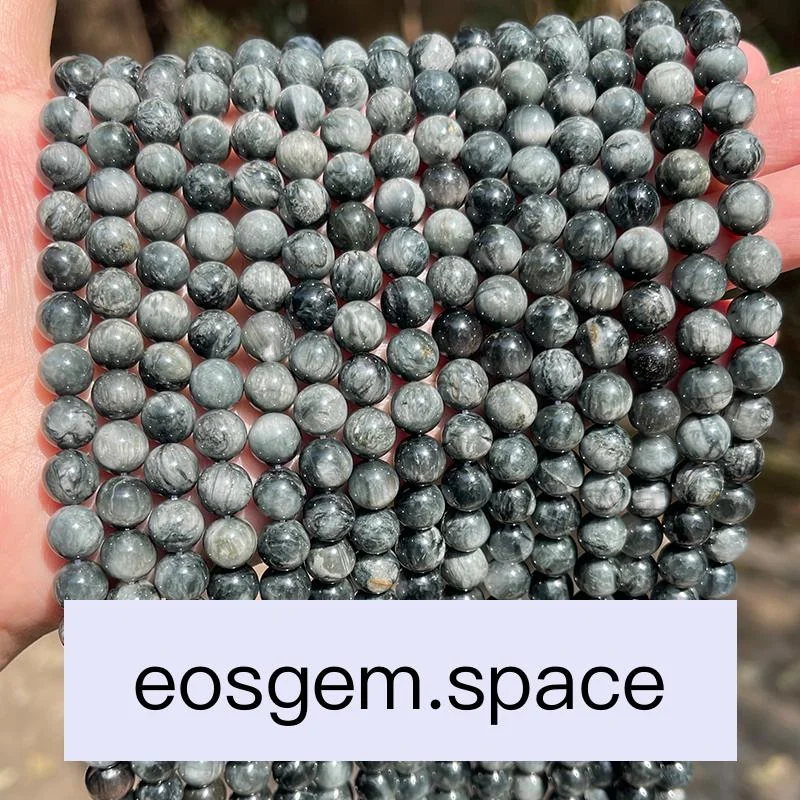 No_4470_5A Natural Eagle Eye Stone Beads_8mm_(Sold Per Strand)