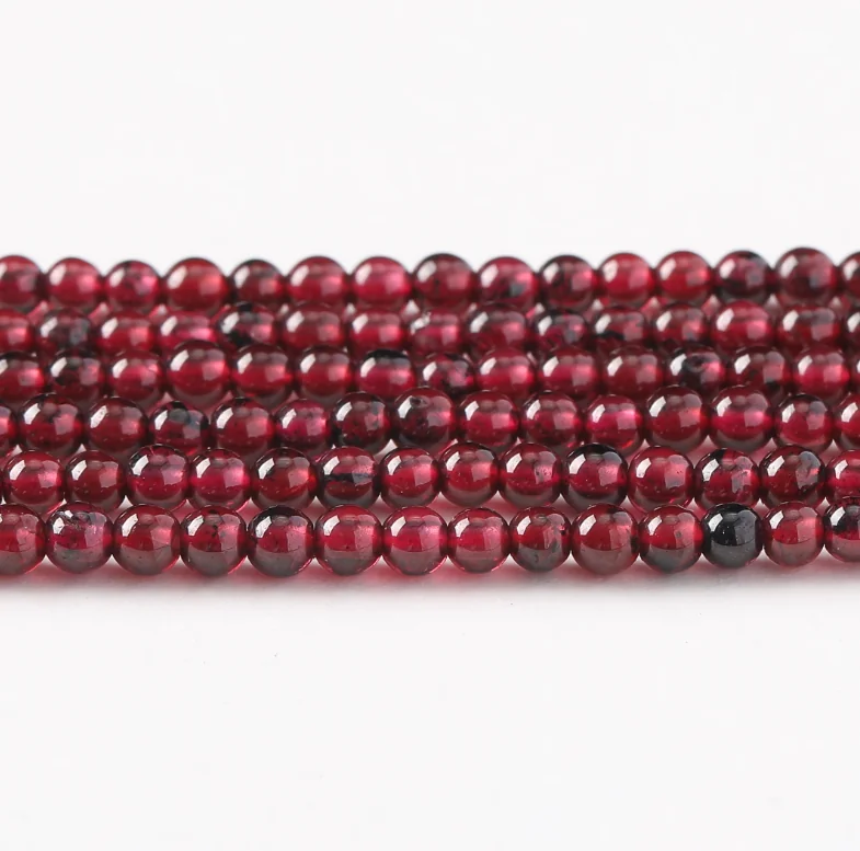 No_4521_Natural Wine Garnet Beads_2mm_(Sold Per Strand)