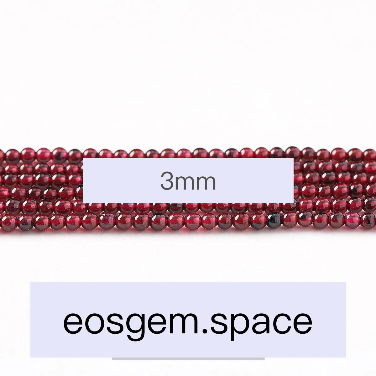 No_4528_Natural Wine Garnet Beads_3mm_(Sold Per Strand)