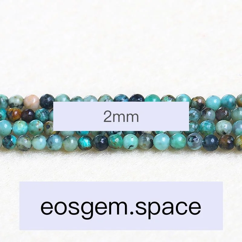 No_4529_Natural Africa Turquoises Beads_2mm_(Sold Per Strand)