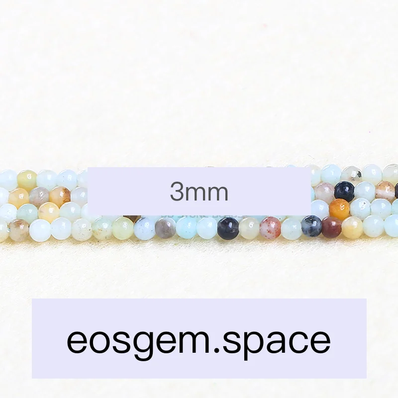 No_4532_Natural Amazon Stone Beads_3mm_(Sold Per Strand)