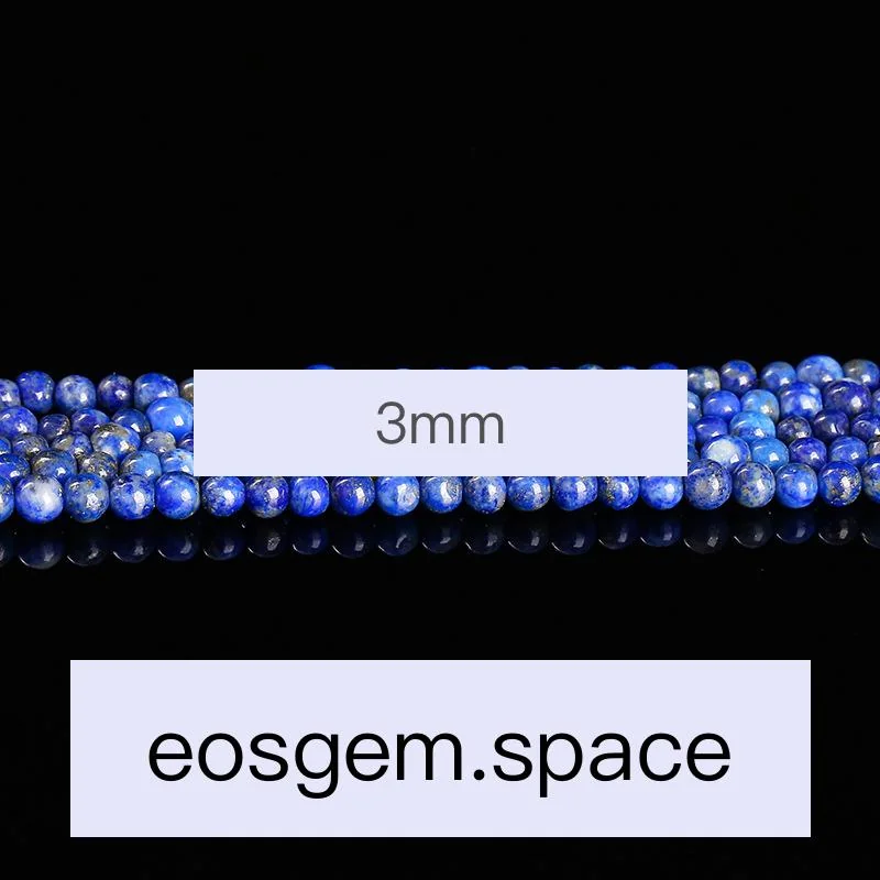 No_4534_Natural Lapis Lazuli Beads_3mm_(Sold Per Strand)