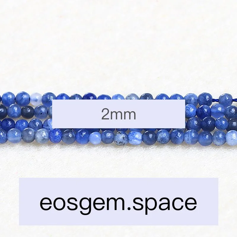 No_4535_Natural  Sodalite Beads_2mm_(Sold Per Strand)