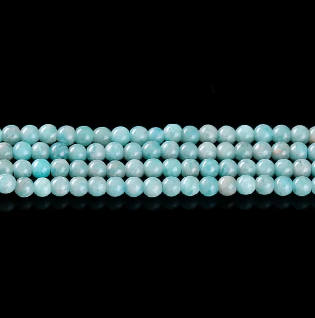No_4611_Natural Amazonite Beads_3mm_(Sold Per Strand)