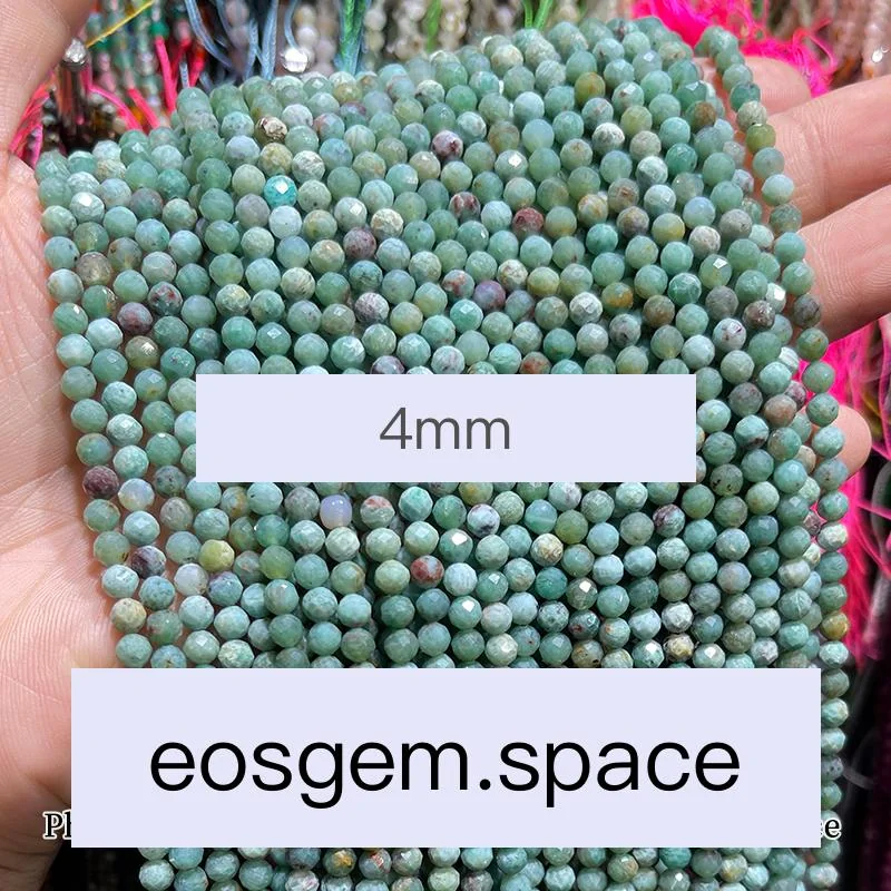 No_4678_Faceted Natural Phoenix Stone Beads_4mm_(Sold Per Strand)