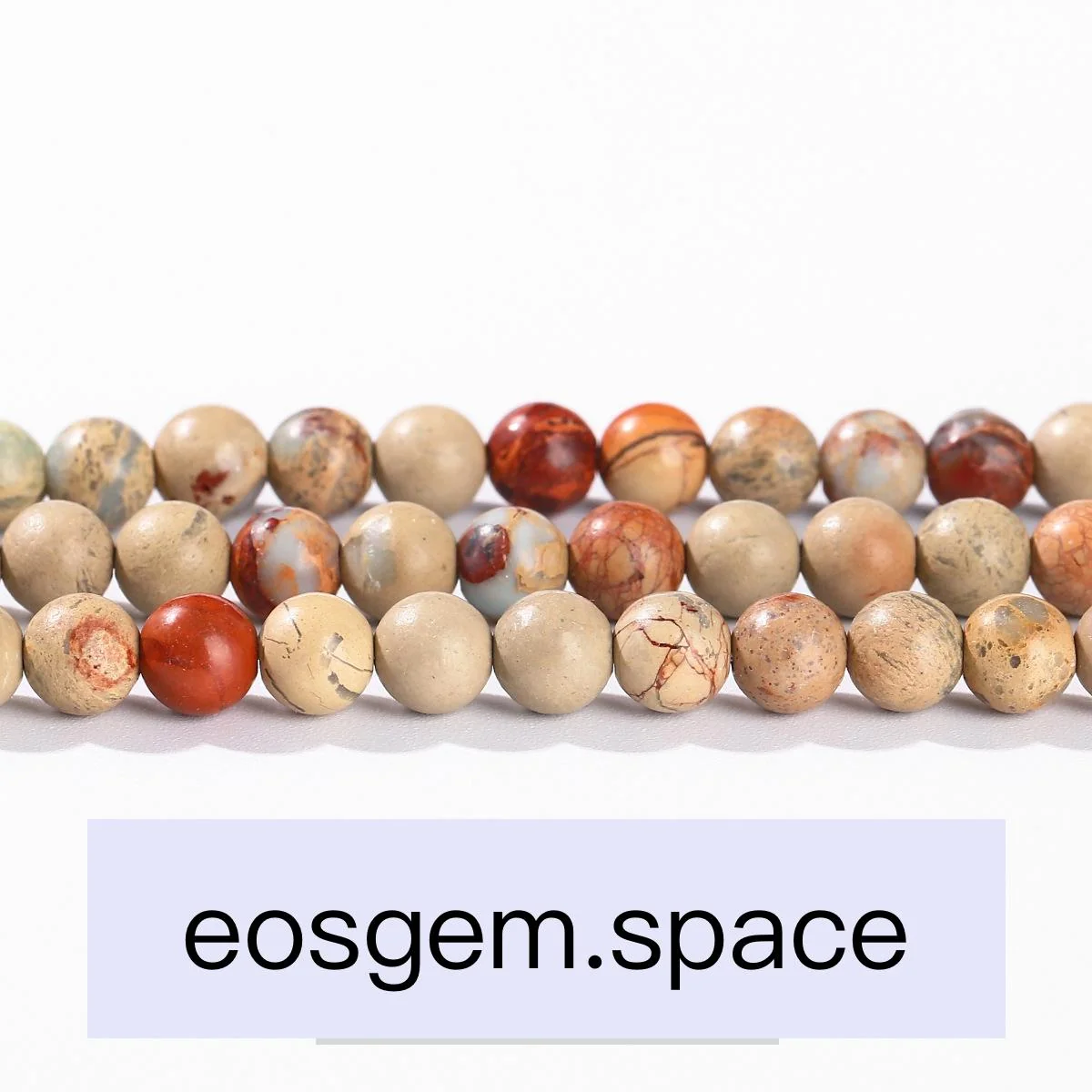 No_4694_Natural Shoushan Stone Beads_12mm_(Sold Per Strand)