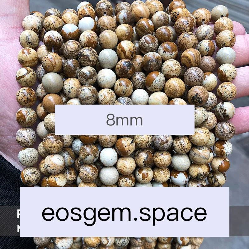 No_4773_Natural Picture Jasper Beads_8mm_(Sold Per Strand)