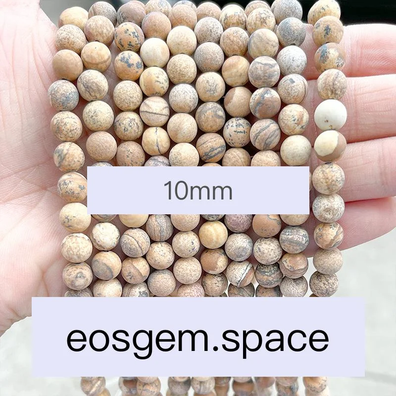 No_4779_Natural Frost Picture Jasper Beads_10mm_(Sold Per Strand)