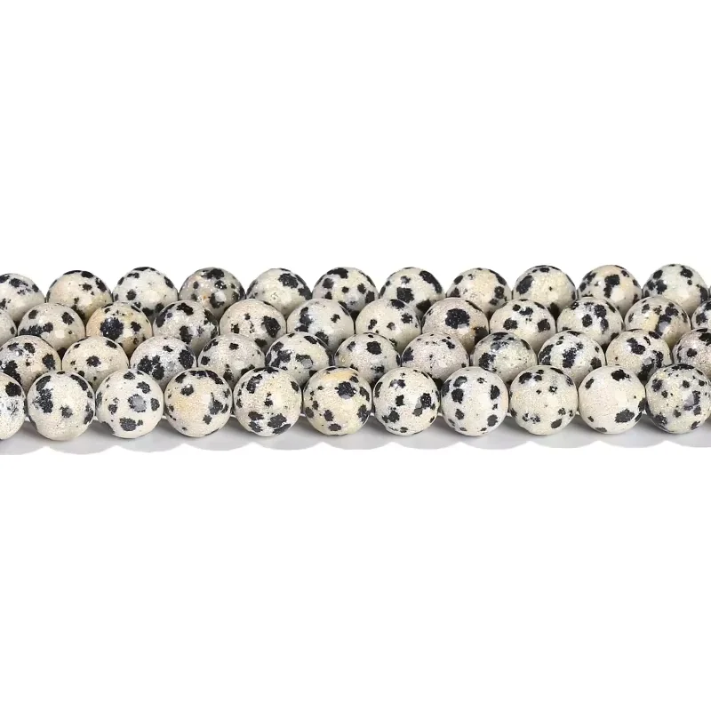 No_4797_Natural Dalmatian Jasper Beads_12mm_(Sold Per Strand)