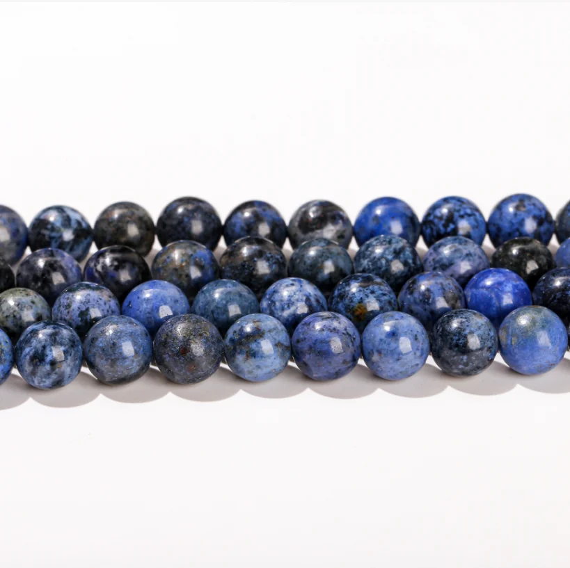 No_4825_Natural Dumortierite Beads_6mm_(Sold Per Strand)