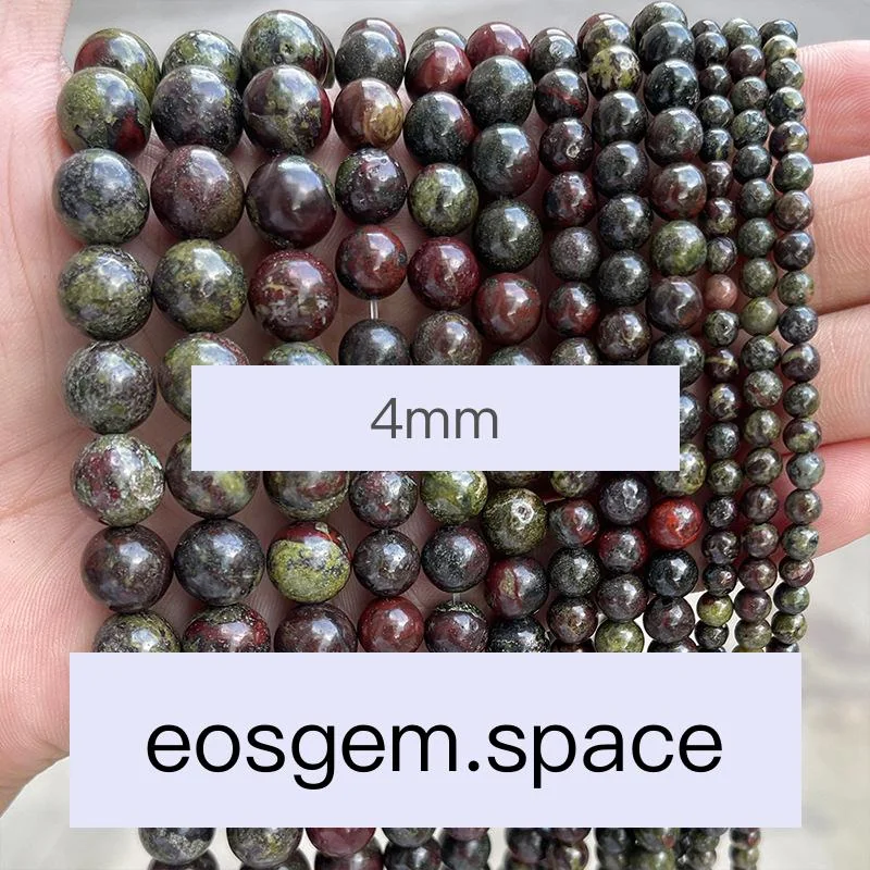 No_4853_Natural Dragon Bloodstone Beads_4mm_(Sold Per Strand)