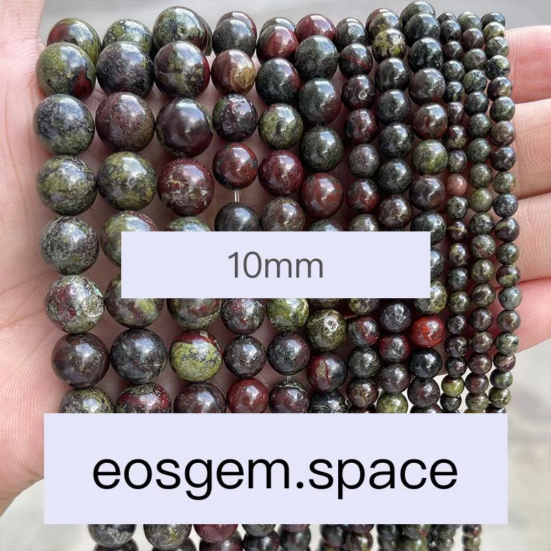 No_4856_Natural Dragon Bloodstone Beads_10mm_(Sold Per Strand)