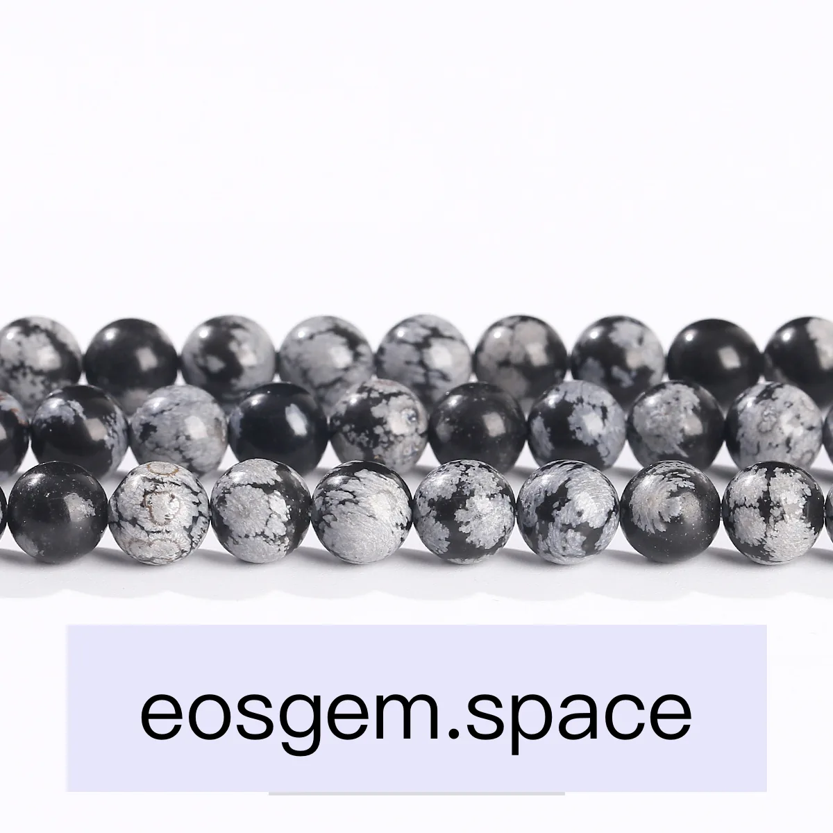 No_4870_Natural Snowflake Stone Beads_10mm_(Sold Per Strand)
