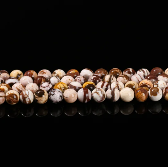 No_4894_Natural Australia Zebra Jasper Beads Beads_6mm_(Sold Per Strand)