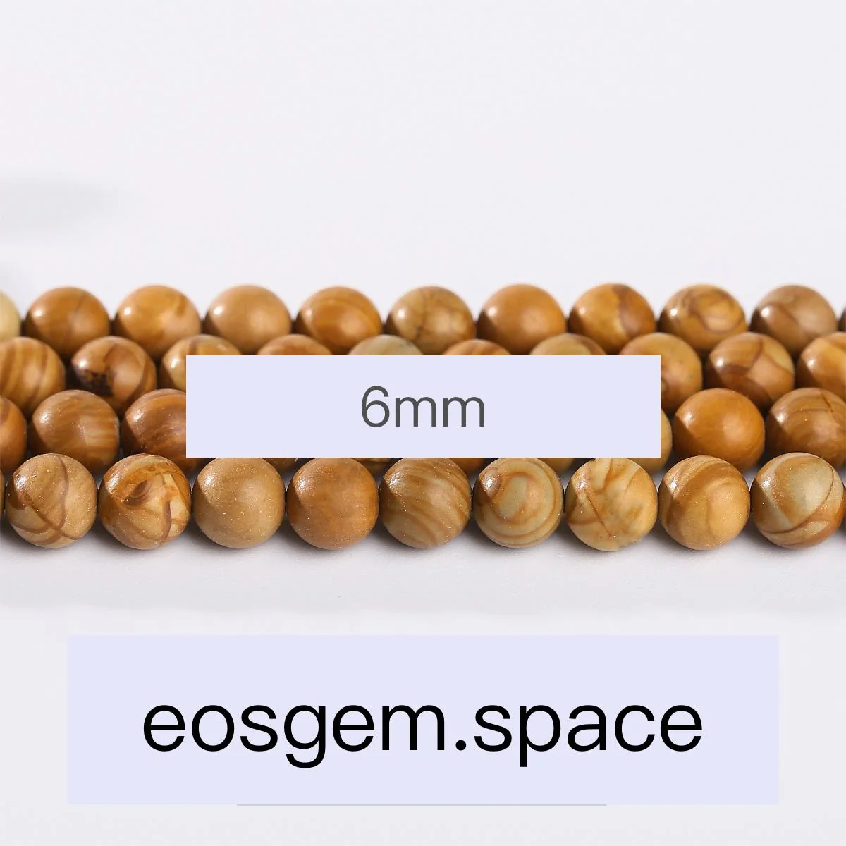 No_4928_Natural Yellow Wood Strips Stone Beads_6mm_(Sold Per Strand)