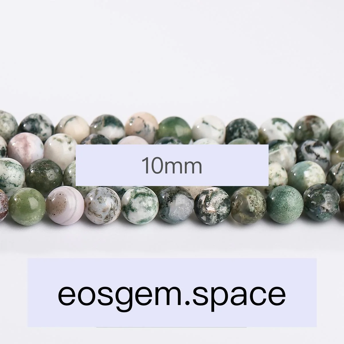 No_4942_Natural Tree Agate Beads_10mm_(Sold Per Strand)