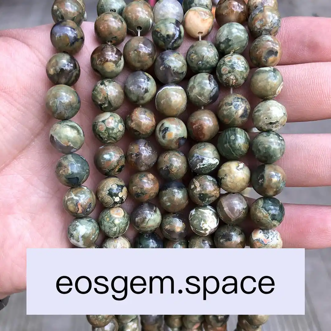 No_4997_Natural Old Kambaba Jasper Beads_6mm_(Sold Per Strand)
