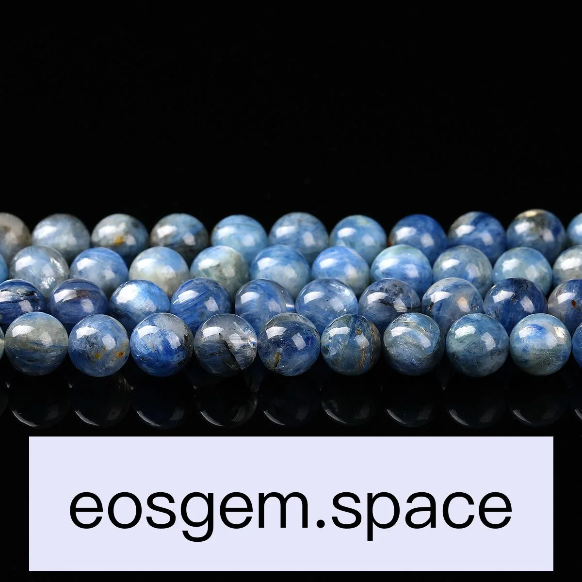 No_7025_1a Natural Kyanite Beads_12mm_(Sold Per Strand)