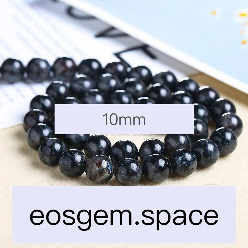 No_7031_Natural Black Charoite Stone Beads_10mm_(Sold Per Strand)