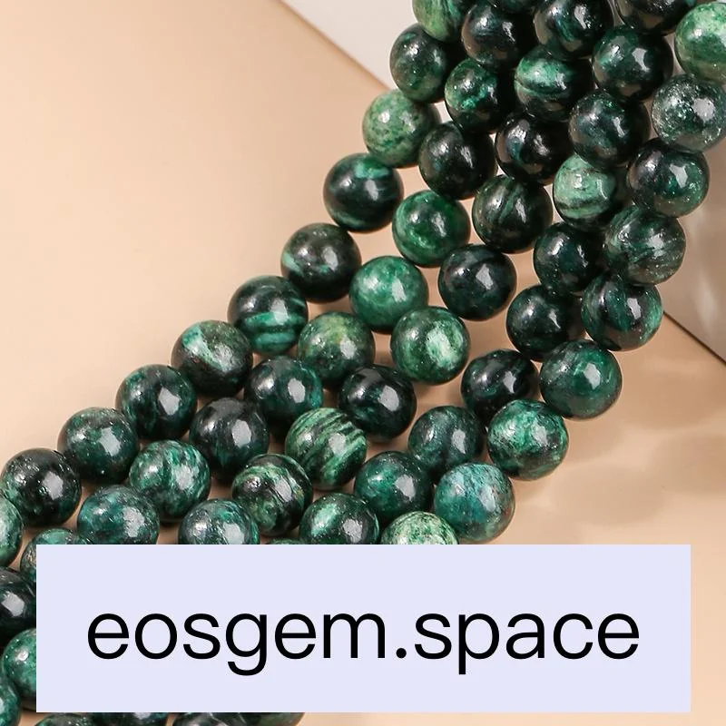 No_7032_Natural Chlorite Beads_6mm_(Sold Per Strand)