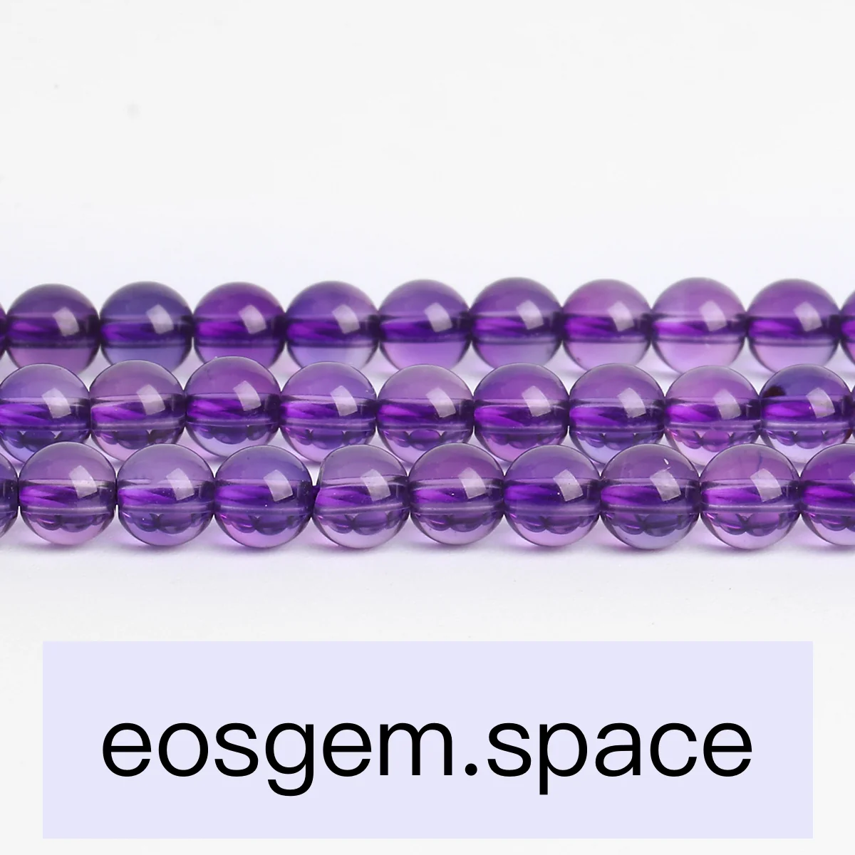 No_7184_7a Natural Amethyst Beads_7a;4mm_(Sold Per Strand)