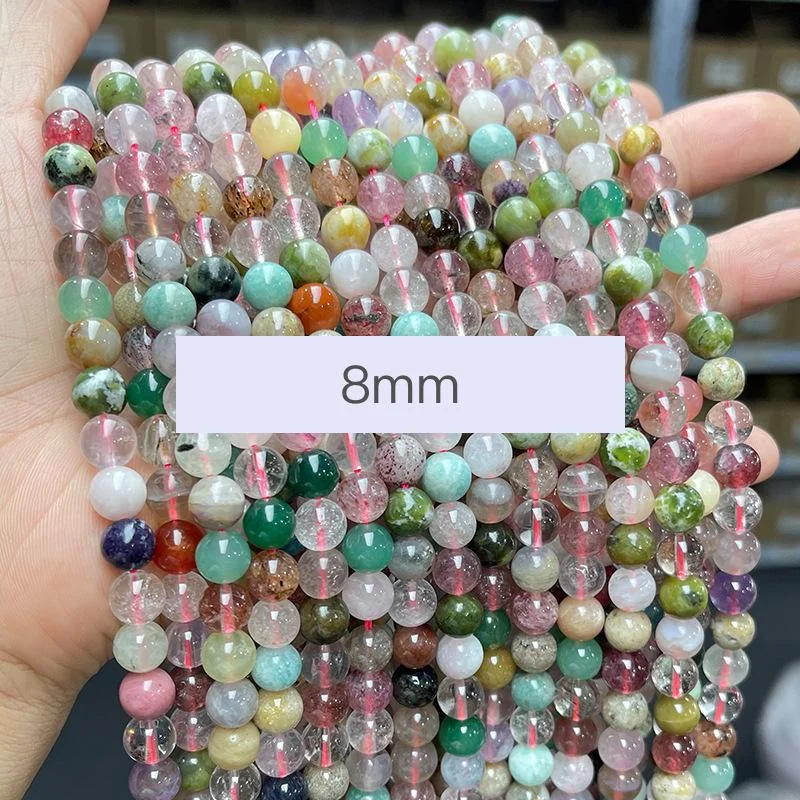 No_7352_Natural Multicolor Quartz Beads_8mm_(Sold Per Strand)
