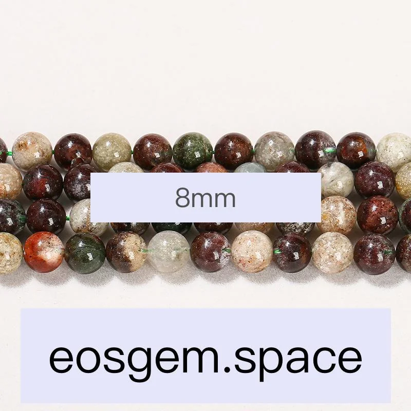 No_7397_Natural Dark Multicolor Ghost Quartz_8mm_(Sold Per Strand)