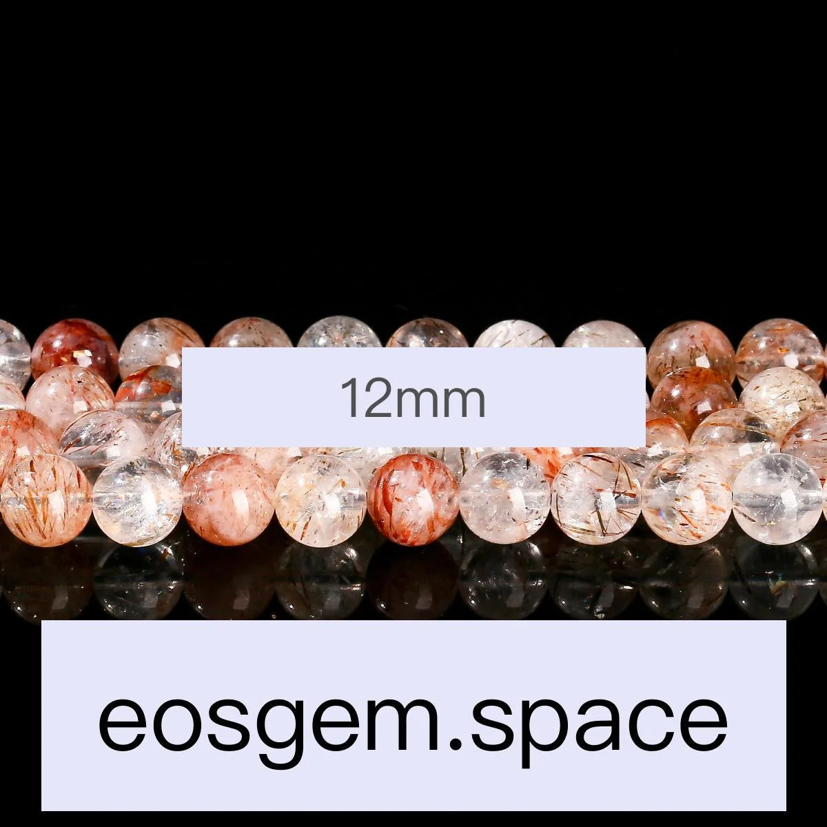 No_7414_3a Natural Black Super Seven Quartz Beads_12mm_(Sold Per Strand)