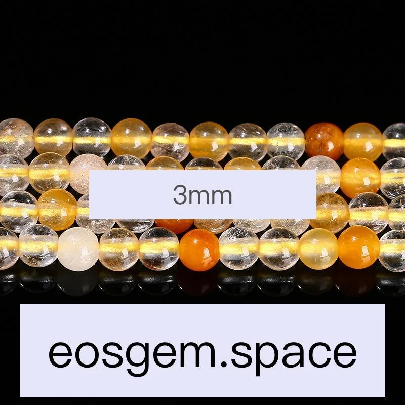 No_7443_Natural Yellow Rutilated Quartz Beads_3mm_(Sold Per Strand)