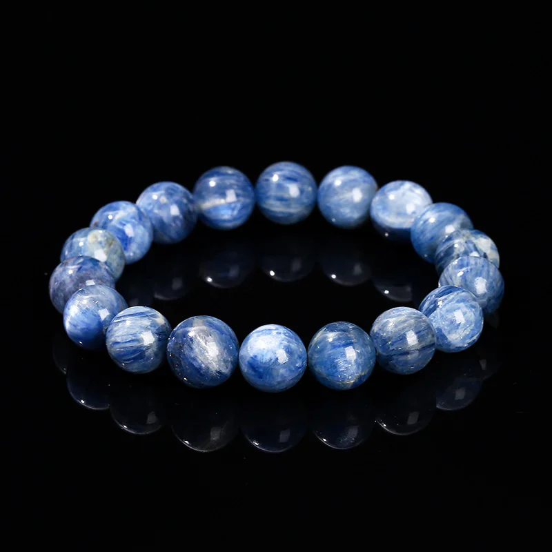 No_3065_Natural Brazilian Kyanite Bracelet_11mm_(Sold Per Strand)