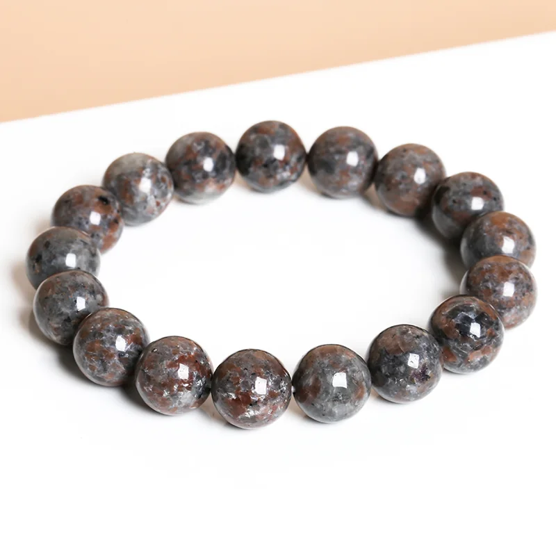 No_3077_Natural Yooperlite (Fire Stone) Bracelet_8mm_(Sold Per Strand)