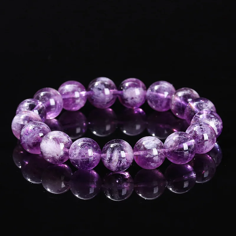 No_3116_3A Natural Purple Yellow Citrine Bracelet_9mm_(Sold Per Strand)