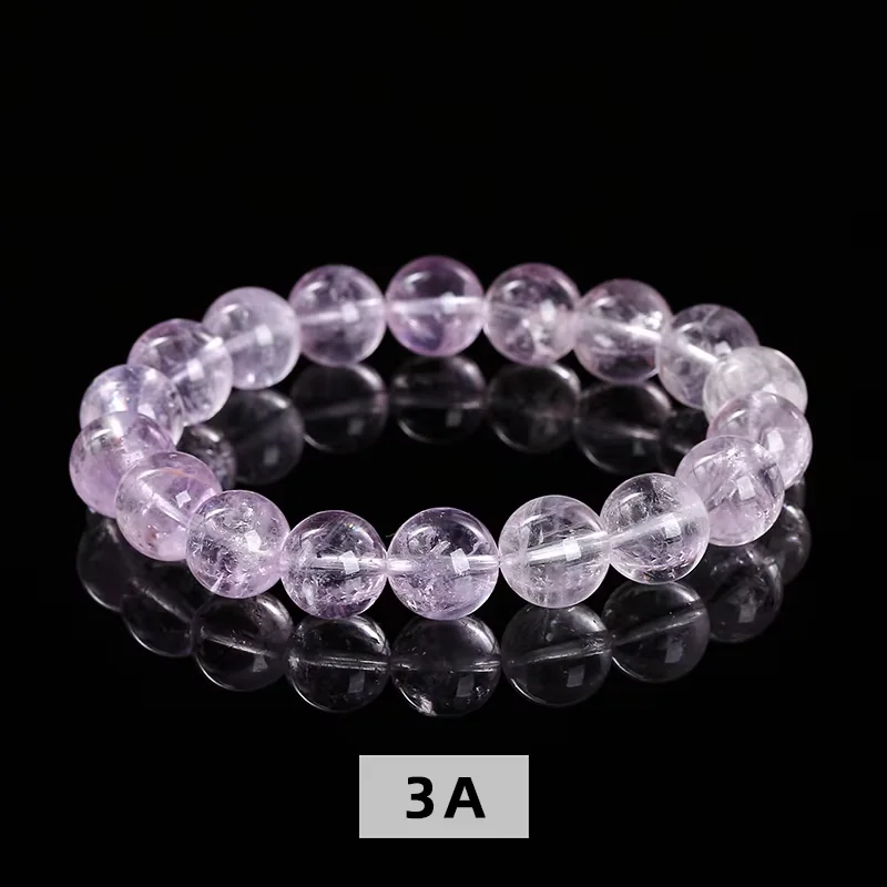 No_3133_3A Natural Icy‑Clear Lavender Amethyst Bracelet_11mm_(Sold Per Strand)