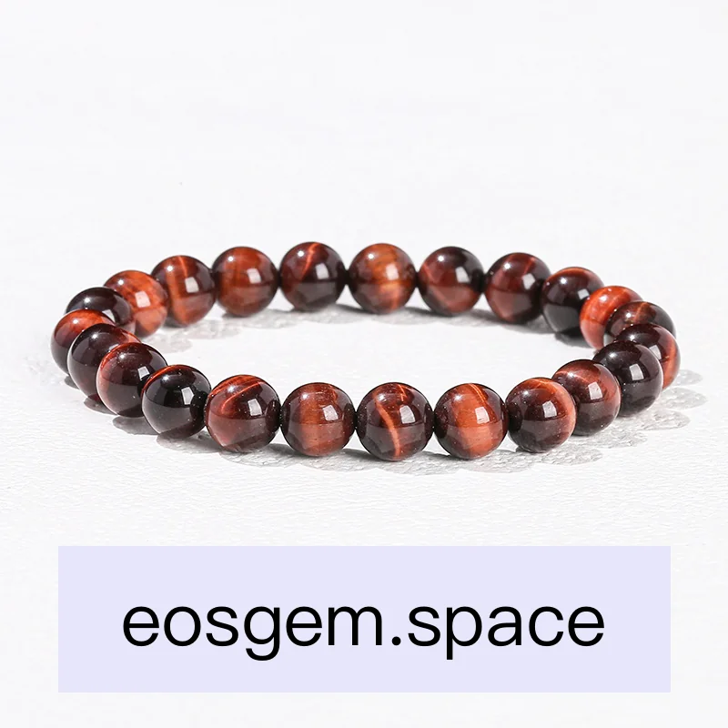 No_3326_5A Natural Red Tiger Eye Bracelet_6mm_(Sold Per Strand)