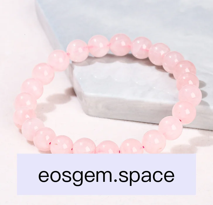 No_3429_5A Natural Madagascar Rose Quartz Bracelet_10mm_(Sold Per Strand)