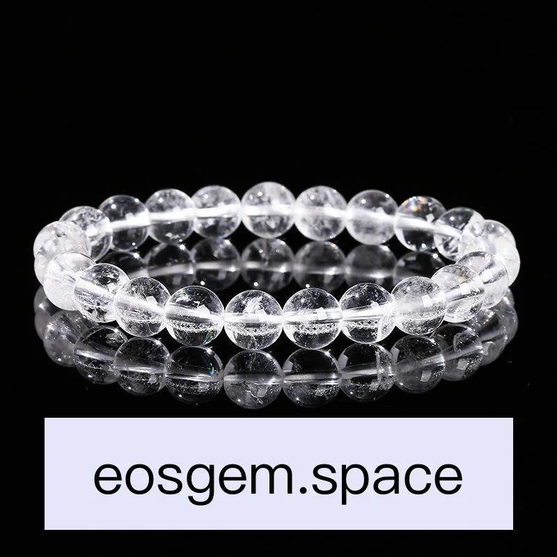 No_3452_5A Natural Clear Crystal Bracelet_10mm_(Sold Per Strand)