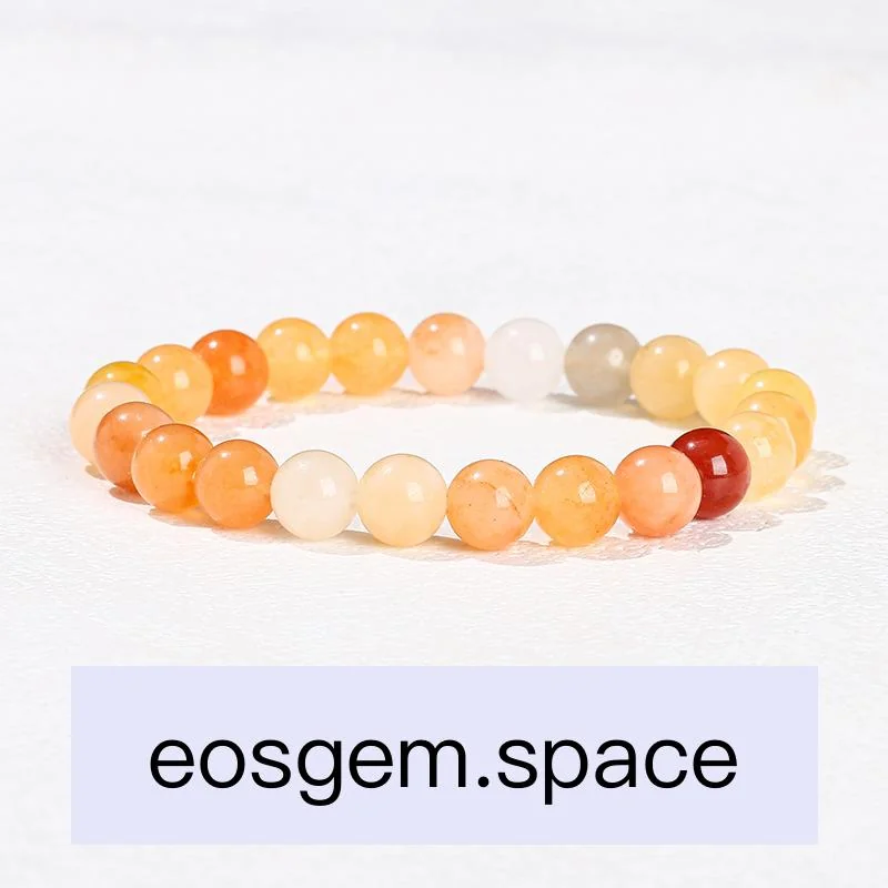 No_3486_Natural Golden Silk Jade Bracelet_6mm_(Sold Per Strand)