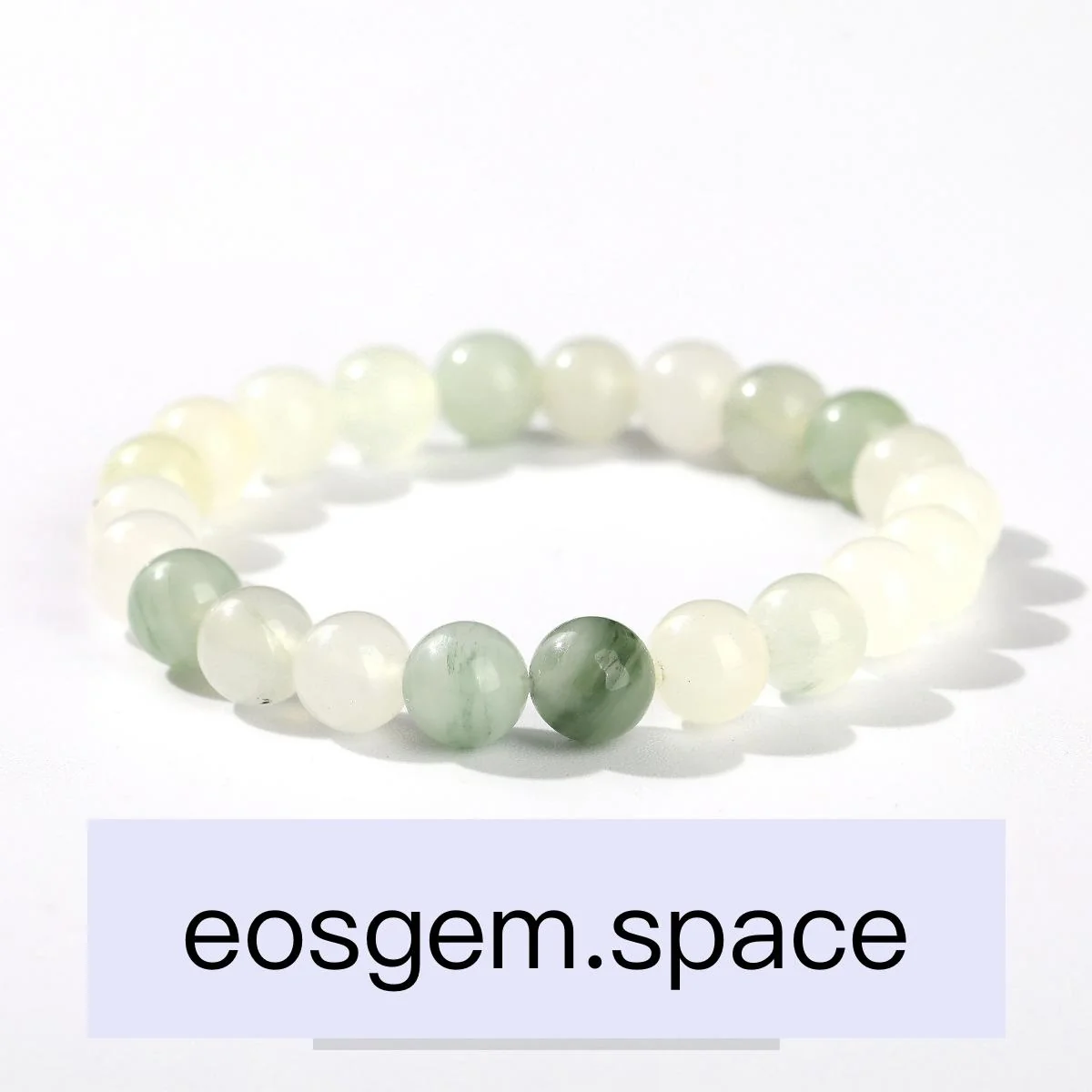 No_3491_Natural Tianshan Jade Bracelet_10mm_(Sold Per Strand)