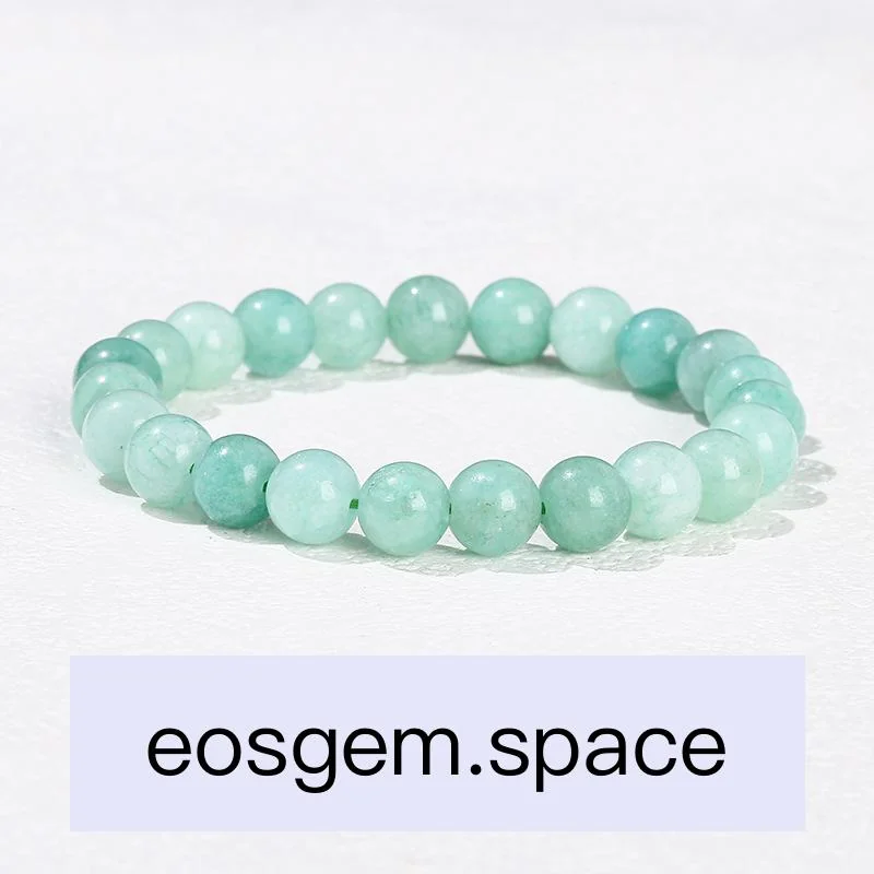No_3502_Enhanced Burmese jade bracelet_6mm_(Sold Per Strand)