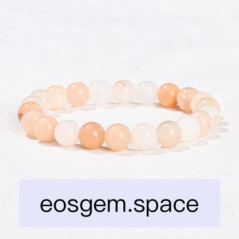 No_3528_Natural Icy‑Clear Pink Aventurine Bracelet_10mm_(Sold Per Strand)