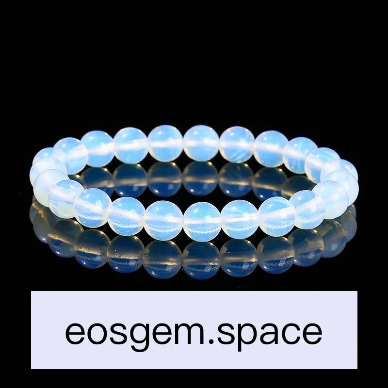 No_3574_Synthetic Opal Bracelet_8mm_(Sold Per Strand)
